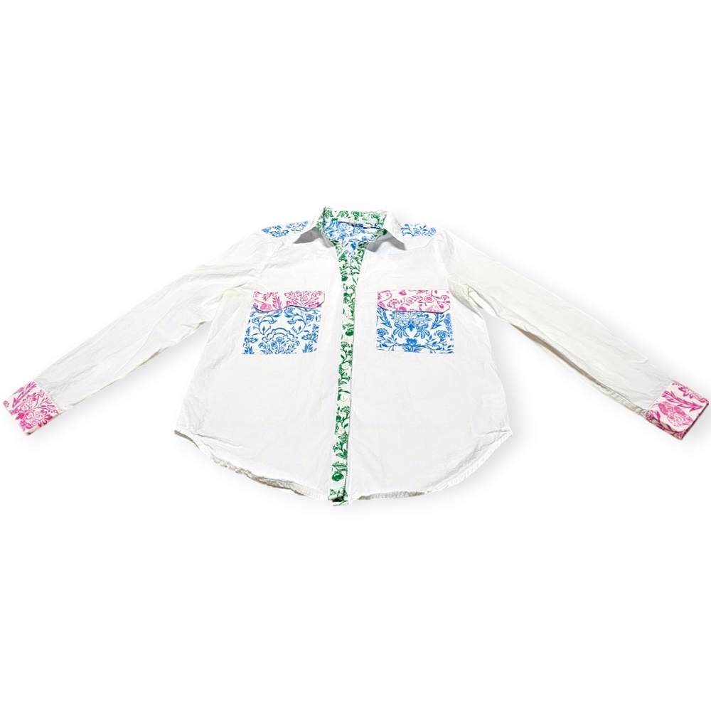 Roller Rabbit Aitona Guy Poplin Button Down Shirt - Picture 3 of 9